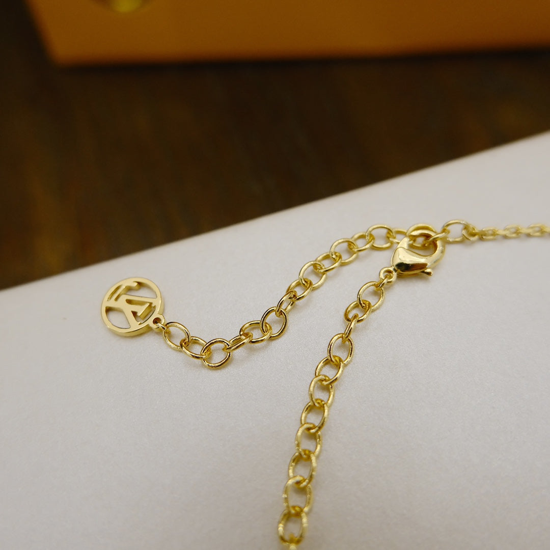 [Ornora Jewelry]BLOOMING SUPPLE NECKLACE BRASS
