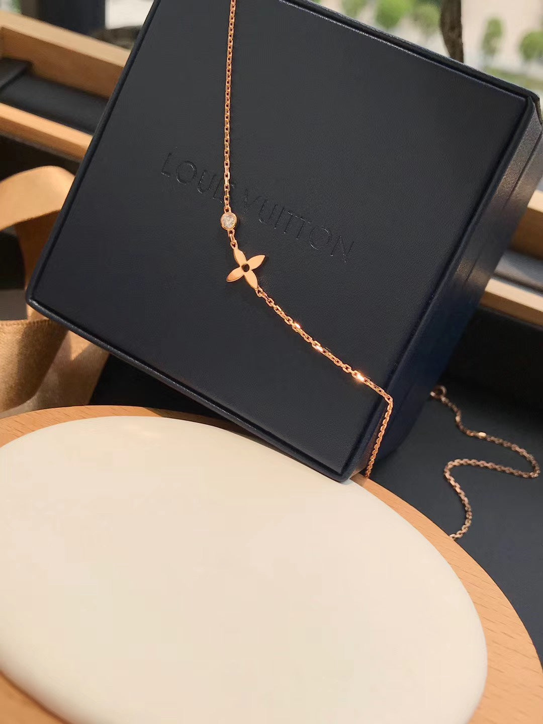 [Ornora Jewelry]BLOSSOM PENDANT PINK GOLD AND DIAMOND
