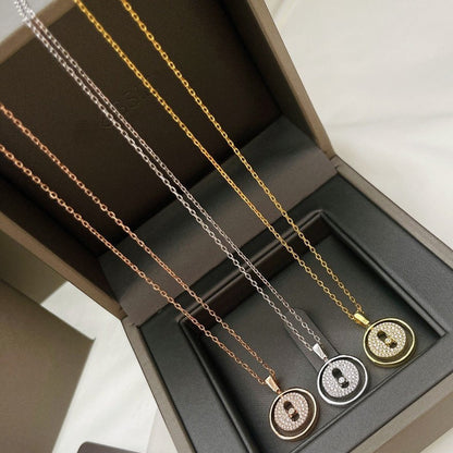 [Ornora Jewelry]LUCKY MOVER PM PAVED NECKLACE