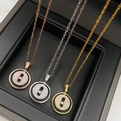 [Ornora Jewelry]LUCKY MOVER PM PAVED NECKLACE