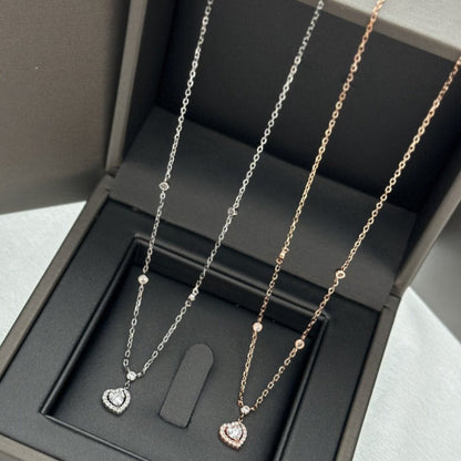 [Ornora Jewelry]JOY HEART DIAMOND NECKLACE