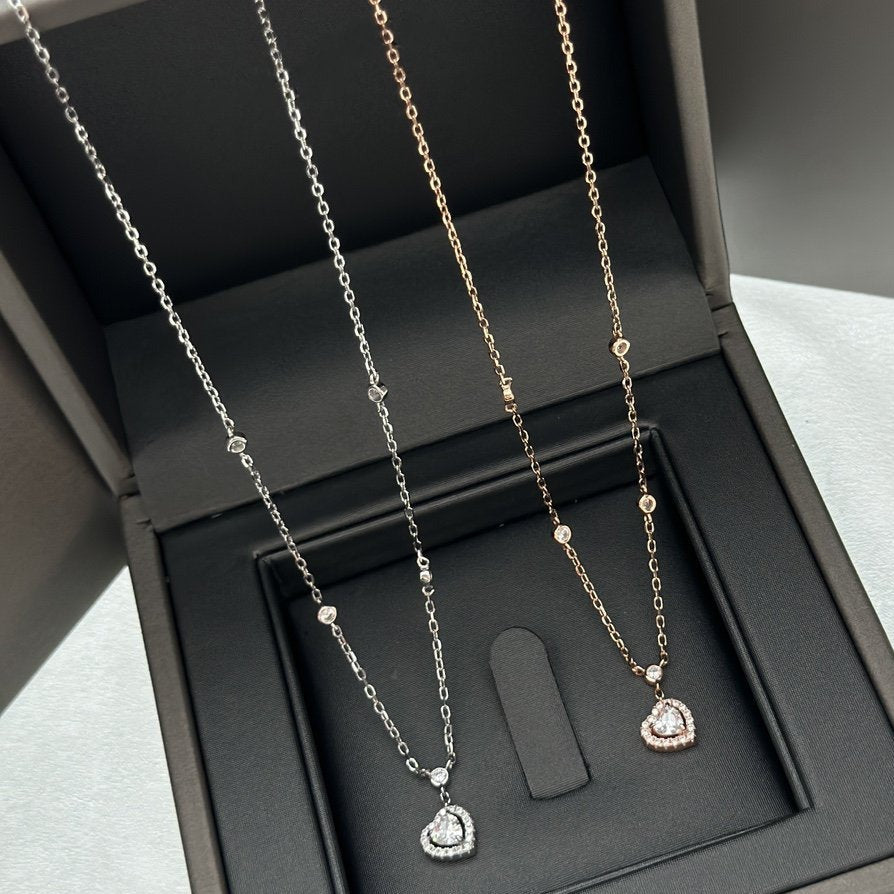 [Ornora Jewelry]JOY HEART DIAMOND NECKLACE