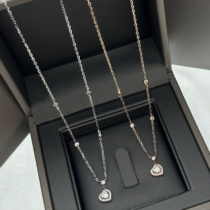[Ornora Jewelry]JOY HEART DIAMOND NECKLACE