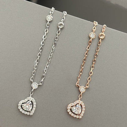 [Ornora Jewelry]JOY HEART DIAMOND NECKLACE