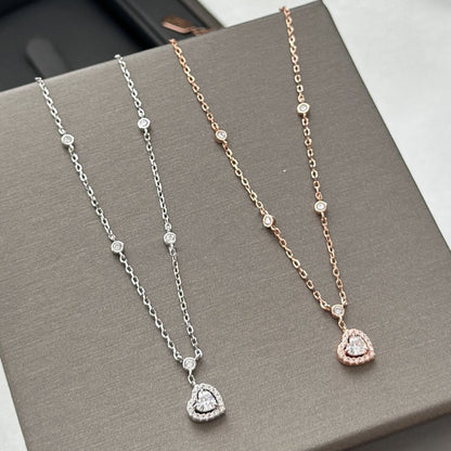 [Ornora Jewelry]JOY HEART DIAMOND NECKLACE
