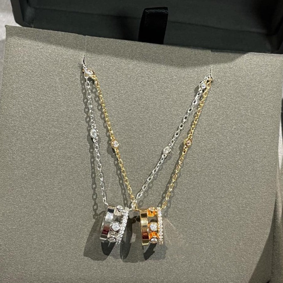 [Ornora Jewelry]CHAIN MOVE ROMANE PEDAND NECKLACE