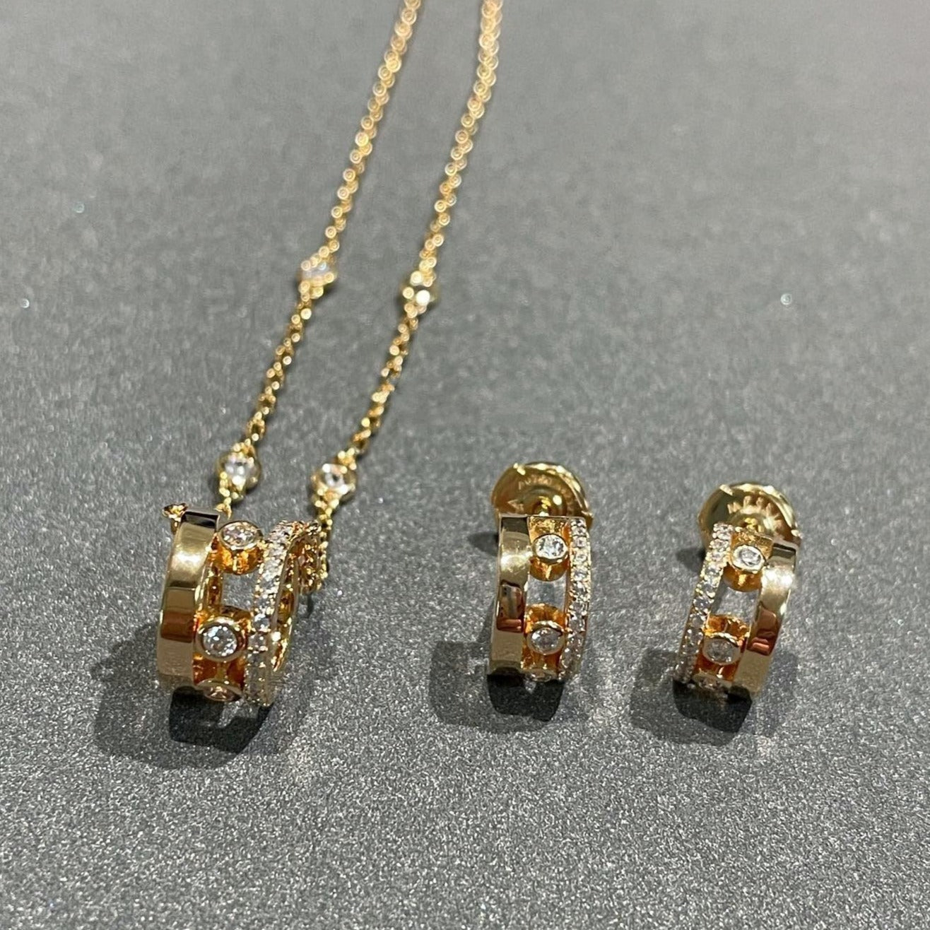 [Ornora Jewelry]CHAIN MOVE ROMANE PEDAND NECKLACE