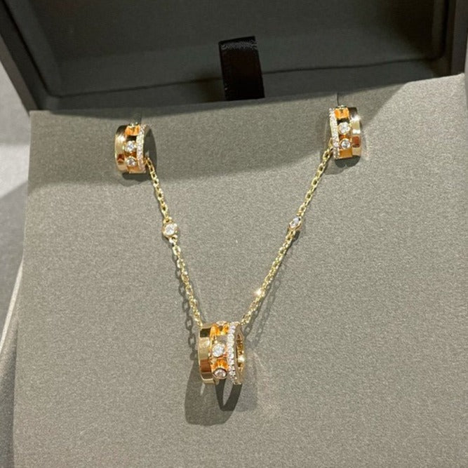 [Ornora Jewelry]CHAIN MOVE ROMANE PEDAND NECKLACE