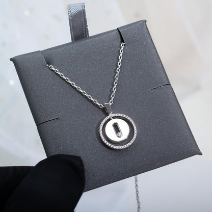 [Ornora Jewelry]LUCKY MOVE PM NECKLACE SILVER DIAMOND