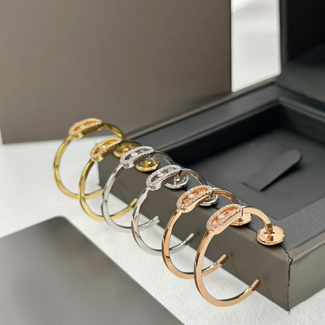 [Ornora Jewelry]CREOLES MOVE UNO PM DIAMOND EARRINGS