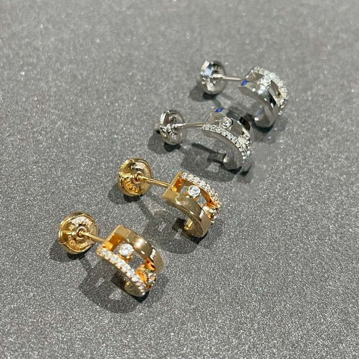 [Ornora Jewelry]MOVE ROMANE EARRINGS DIAMOND