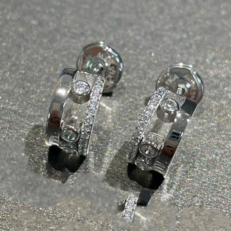[Ornora Jewelry]MOVE ROMANE EARRINGS DIAMOND