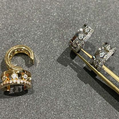 [Ornora Jewelry]MOVE ROMANE EARRINGS DIAMOND
