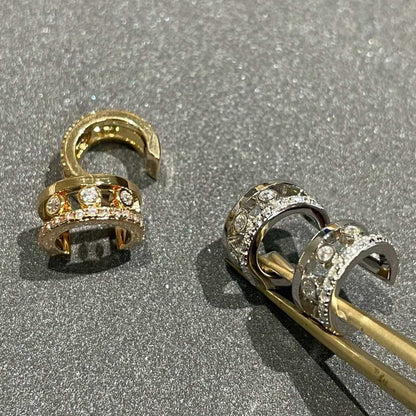 [Ornora Jewelry]MOVE ROMANE EARRINGS DIAMOND