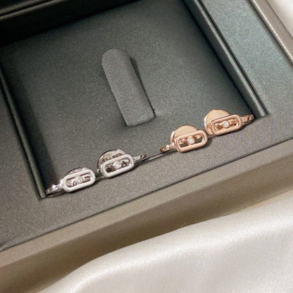 [Ornora Jewelry]CREOLES MOVE UNO MINI 1 DIAMOND EARRINGS
