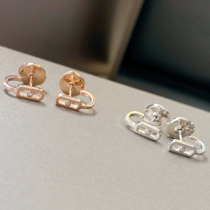 [Ornora Jewelry]CREOLES MOVE UNO MINI 1 DIAMOND EARRINGS