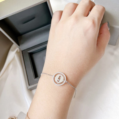 [Ornora Jewelry]LUCKY MOVE PAVED DIAMOND BRACELET