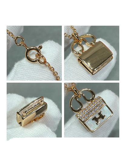 [Ornora Jewelry]H CIRCE MOISSANITE PENDANT NECKLACE GOLD