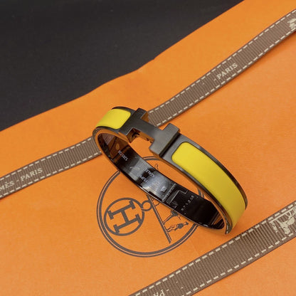 [Ornora Jewelry]CLIC HM SO BLACK YELLOW BRACELET