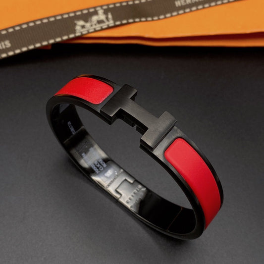 [Ornora Jewelry]CLIC HM SO BLACK RED BRACELET
