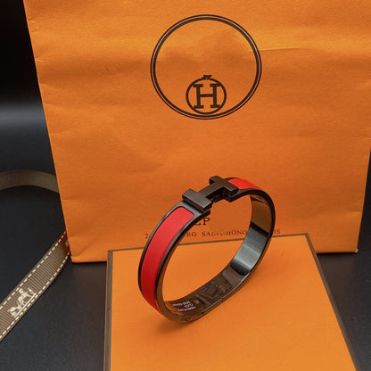[Ornora Jewelry]CLIC HM SO BLACK RED BRACELET