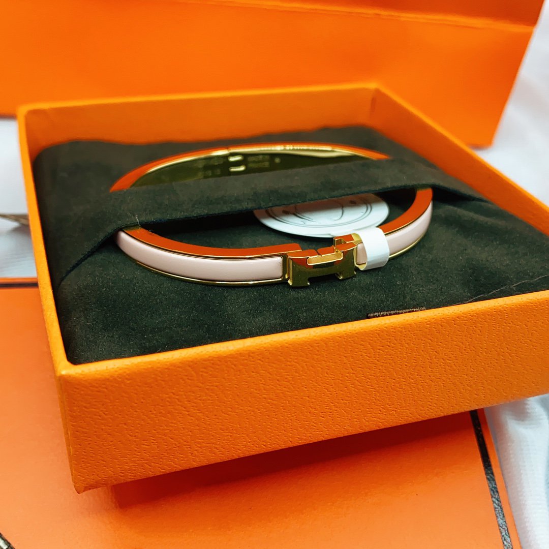 [Ornora Jewelry]CLASSIC HM CLIC  PINK 8MM ENAMEL BRACELET