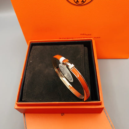 [Ornora Jewelry]CLASSIC HM CLIC RED 8MM ENAMEL BRACELET
