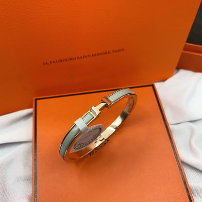 [Ornora Jewelry]CLASSIC HM CLIC GREEN 8MM ENAMEL BRACELET