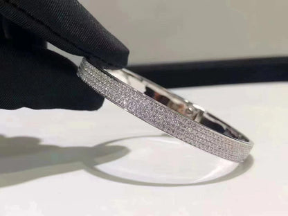 [Ornora Jewelry]HM KELLY BRACELET IN SILVER AND FULL PAVE DIAMOND