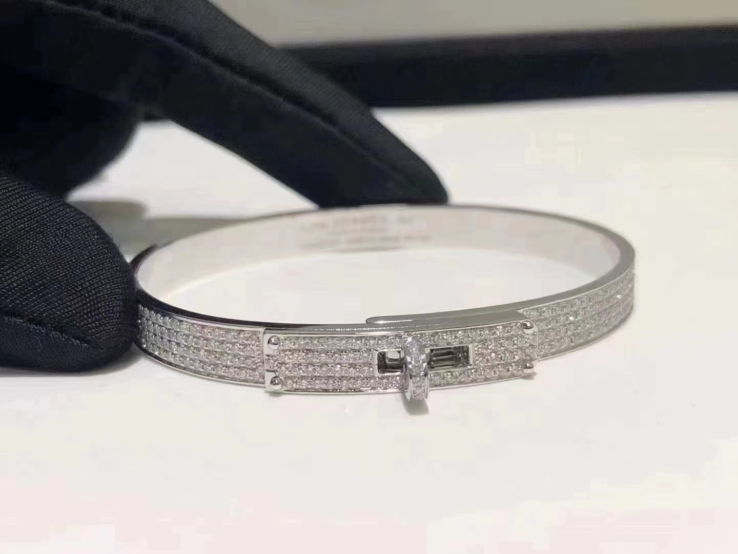 [Ornora Jewelry]HM KELLY BRACELET IN SILVER AND FULL PAVE DIAMOND
