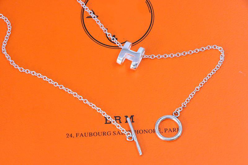 [Ornora Jewelry]HM NECKLACE H LETTER OVAL SERIES