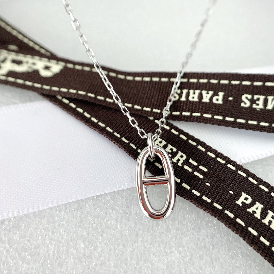 [Ornora Jewelry]HM PIG NOSE NECKLACE
