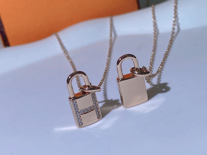 [Ornora Jewelry]HM ADVANCED NICHE LOCK HEAD NECKLACE DIAMONDS