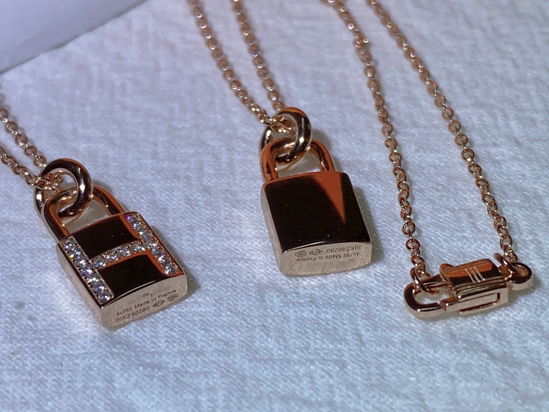 [Ornora Jewelry]HM ADVANCED NICHE LOCK HEAD NECKLACE DIAMONDS