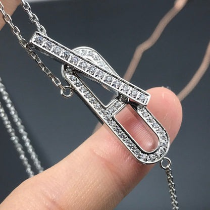 [Ornora Jewelry]HM NECKLACE PLATINUM ROSE GOLD DIAMOND