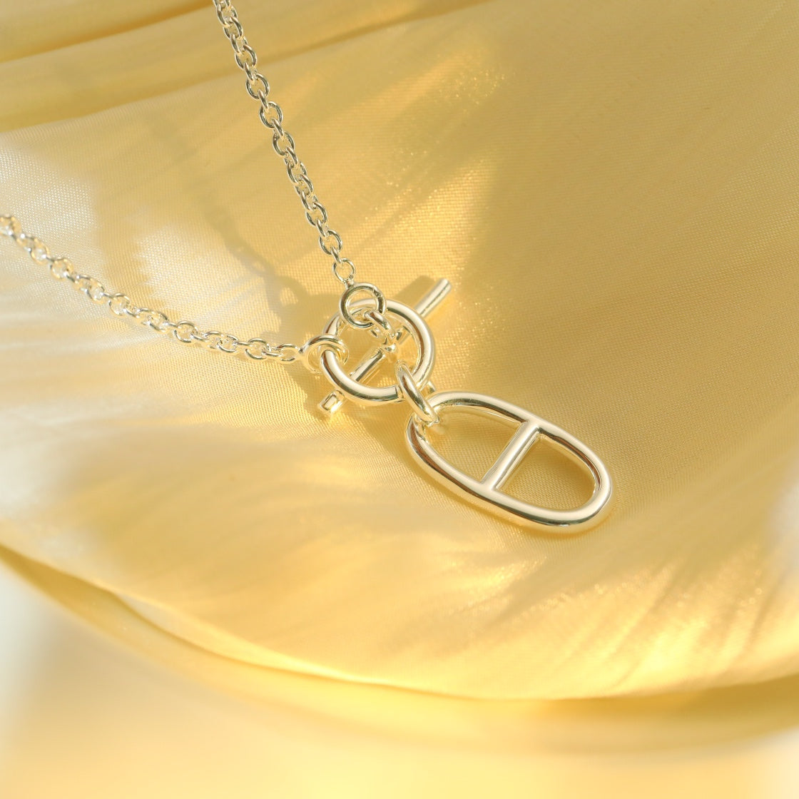 [Ornora Jewelry]HM CHAINE D'ANCRE PENDANT NECKLACE STERLING SILVER