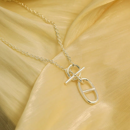 [Ornora Jewelry]HM CHAINE D'ANCRE PENDANT NECKLACE STERLING SILVER