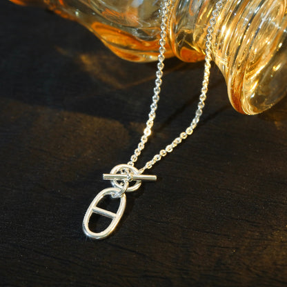 [Ornora Jewelry]HM CHAINE D'ANCRE PENDANT NECKLACE STERLING SILVER