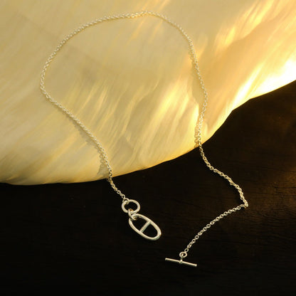 [Ornora Jewelry]HM CHAINE D'ANCRE PENDANT NECKLACE STERLING SILVER
