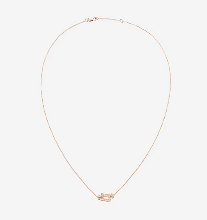 [Ornora Jewelry]FORCE 10 DIAMOND PINK GOLD NECKLACE MINI MODEL