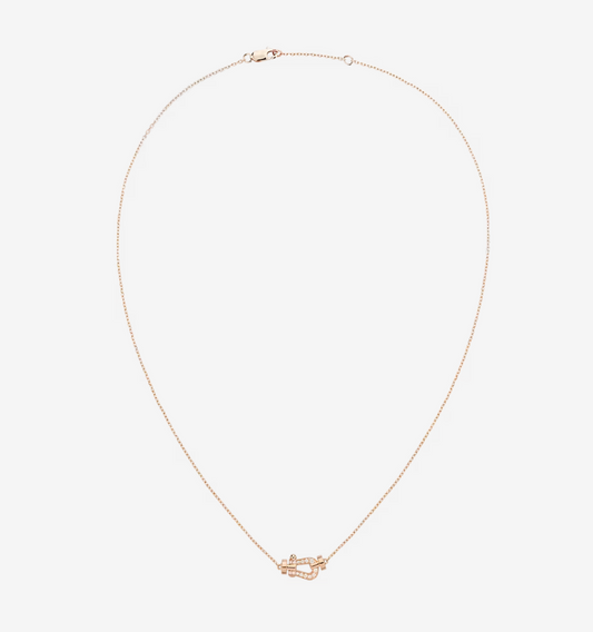 [Ornora Jewelry]FORCE 10 DIAMOND PINK GOLD NECKLACE MINI MODEL