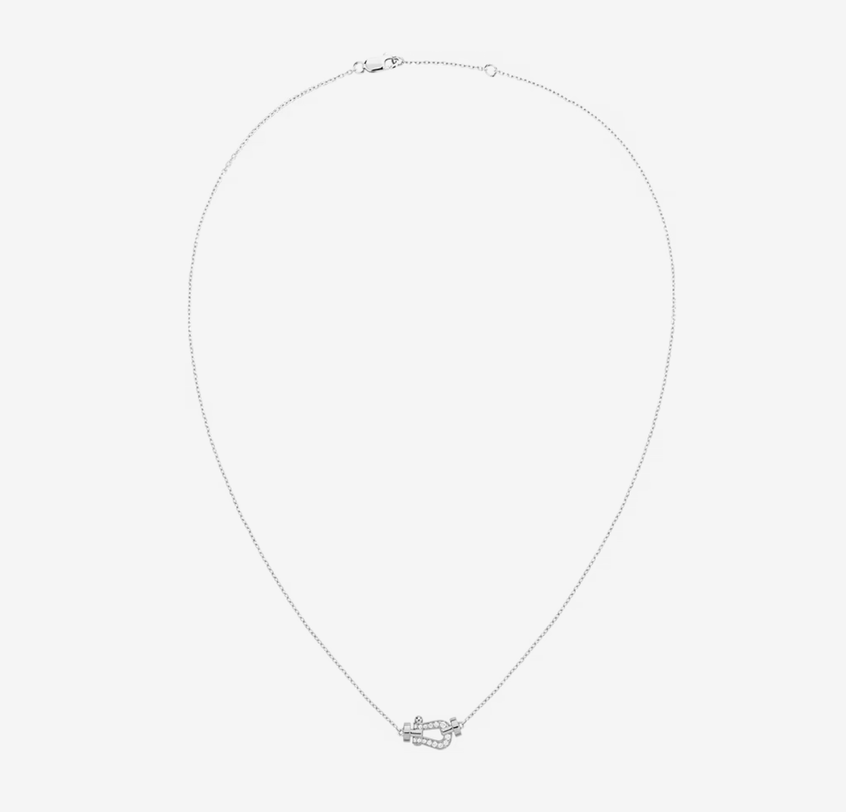 [Ornora Jewelry]FORCE 10 DIAMOND SILVER NECKLACE MINI MODEL