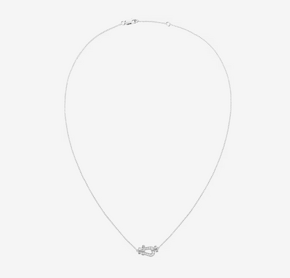 [Ornora Jewelry]FORCE 10 DIAMOND SILVER NECKLACE MINI MODEL