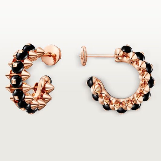 [Ornora Jewelry]CLASH 7.9MM AGATE CHALCEDONY EARRINGS
