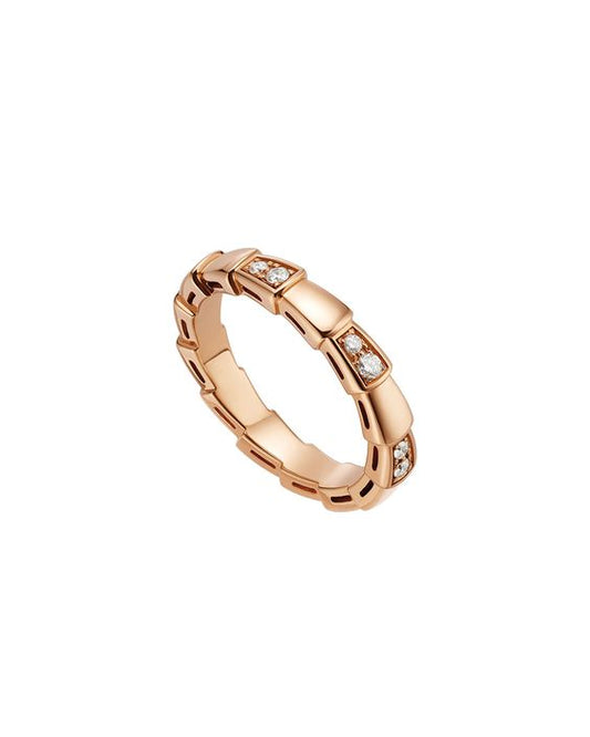 [Ornora Jewelry]SERPENTI RING PINK GOLD  3MM