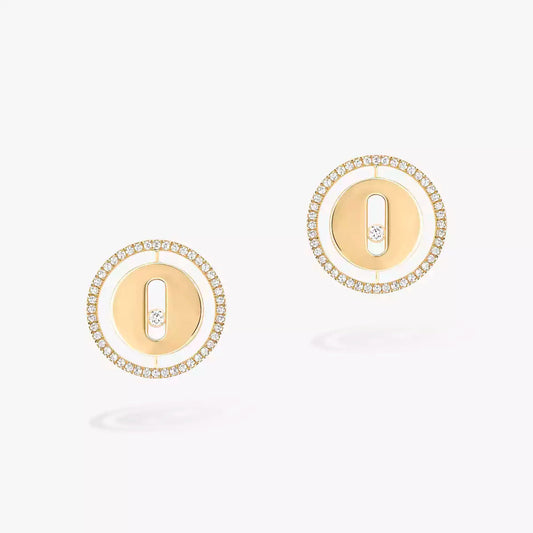 [Ornora Jewelry]Lucky Move Diamond Earrings
