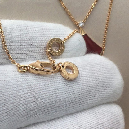 [Ornora Jewelry]DREAM NECKLACE CARNELIAN 1 DIAMOND