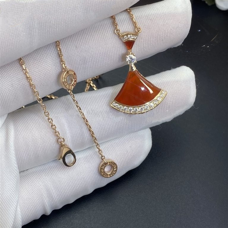[Ornora Jewelry]DREAM NECKLACE CARNELIAN DIAMOND