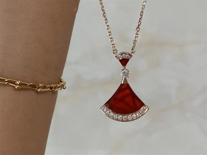 [Ornora Jewelry]DREAM NECKLACE CARNELIAN DIAMOND