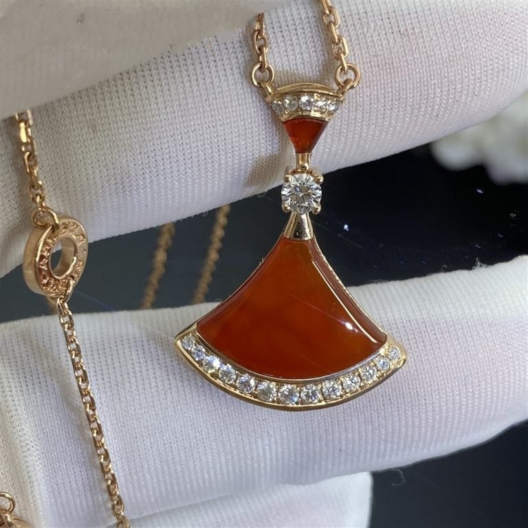 [Ornora Jewelry]DREAM NECKLACE CARNELIAN DIAMOND